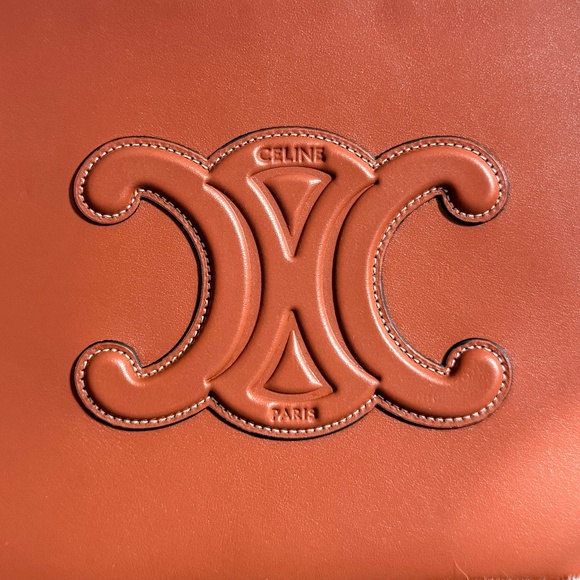 Celine Cuir Triomphe Small Pouch with Strap – Smooth Calfskin - NEW FROM PARIS - Picture 5 of 11